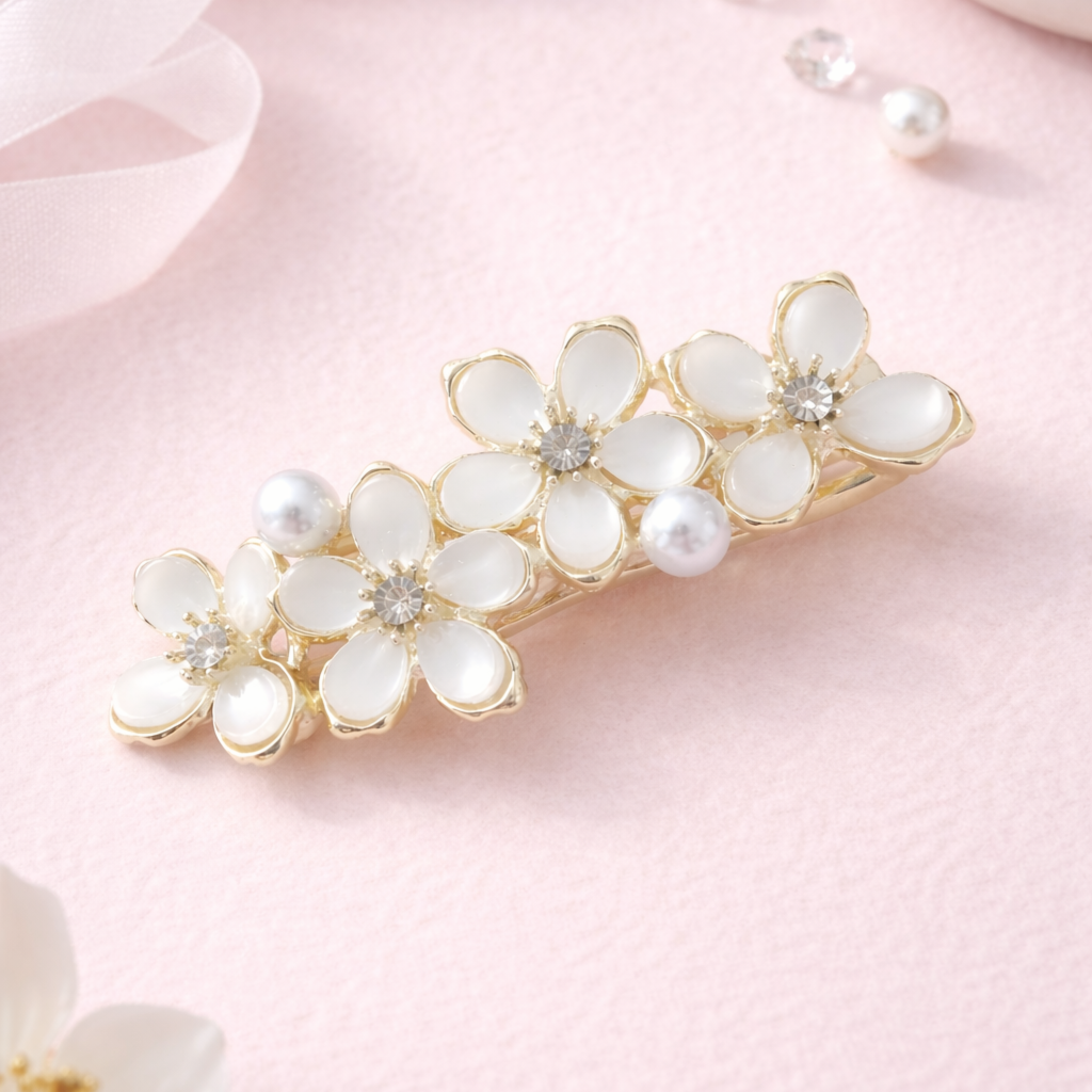 Francouzská spona do vlasů Isabelle Pearl3